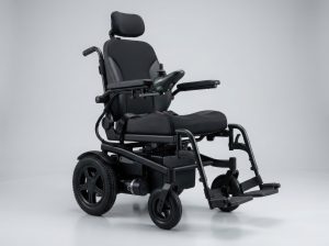 Power wheelchair used for mobility and positioning support