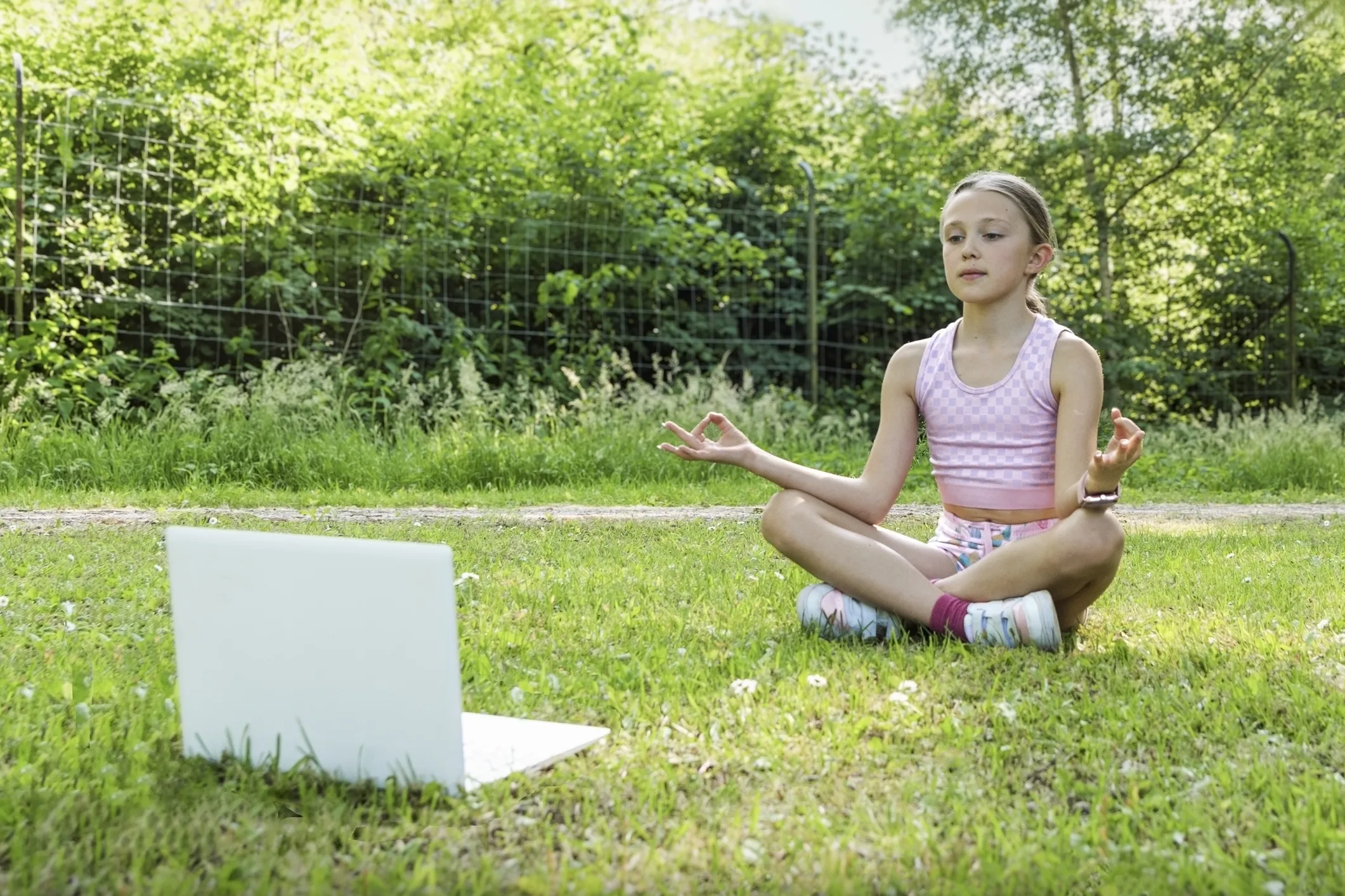 Therapist supporting teletherapy at home